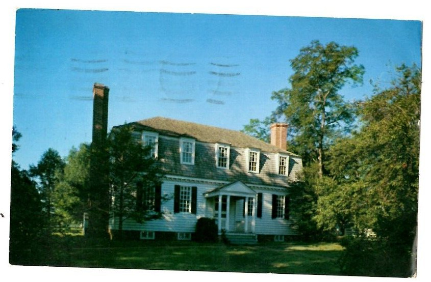 Postcard 1959 The Moore House Yorktown Virginia