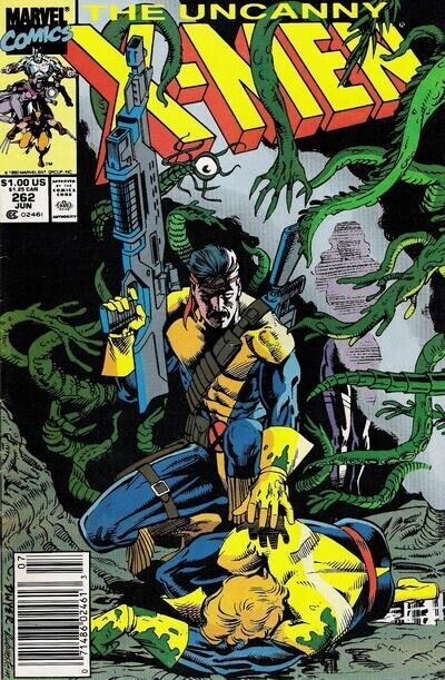 Uncanny X-Men (1981) #262 Origin Forge. Newsstand FN/VF. Stock Image