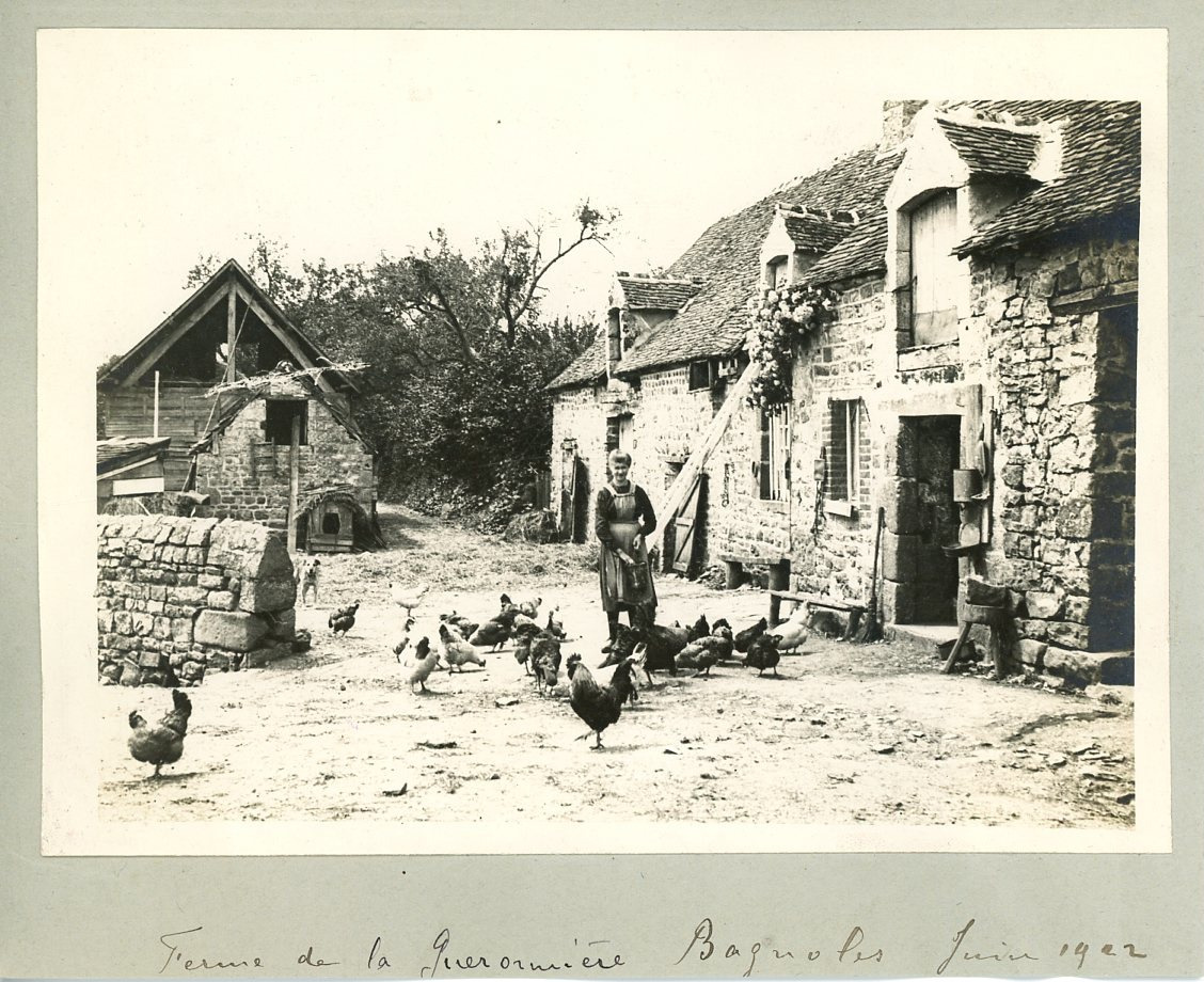 France, Bagnoles-de-l'Orne Vintage Print.  11x16 Silver Print  