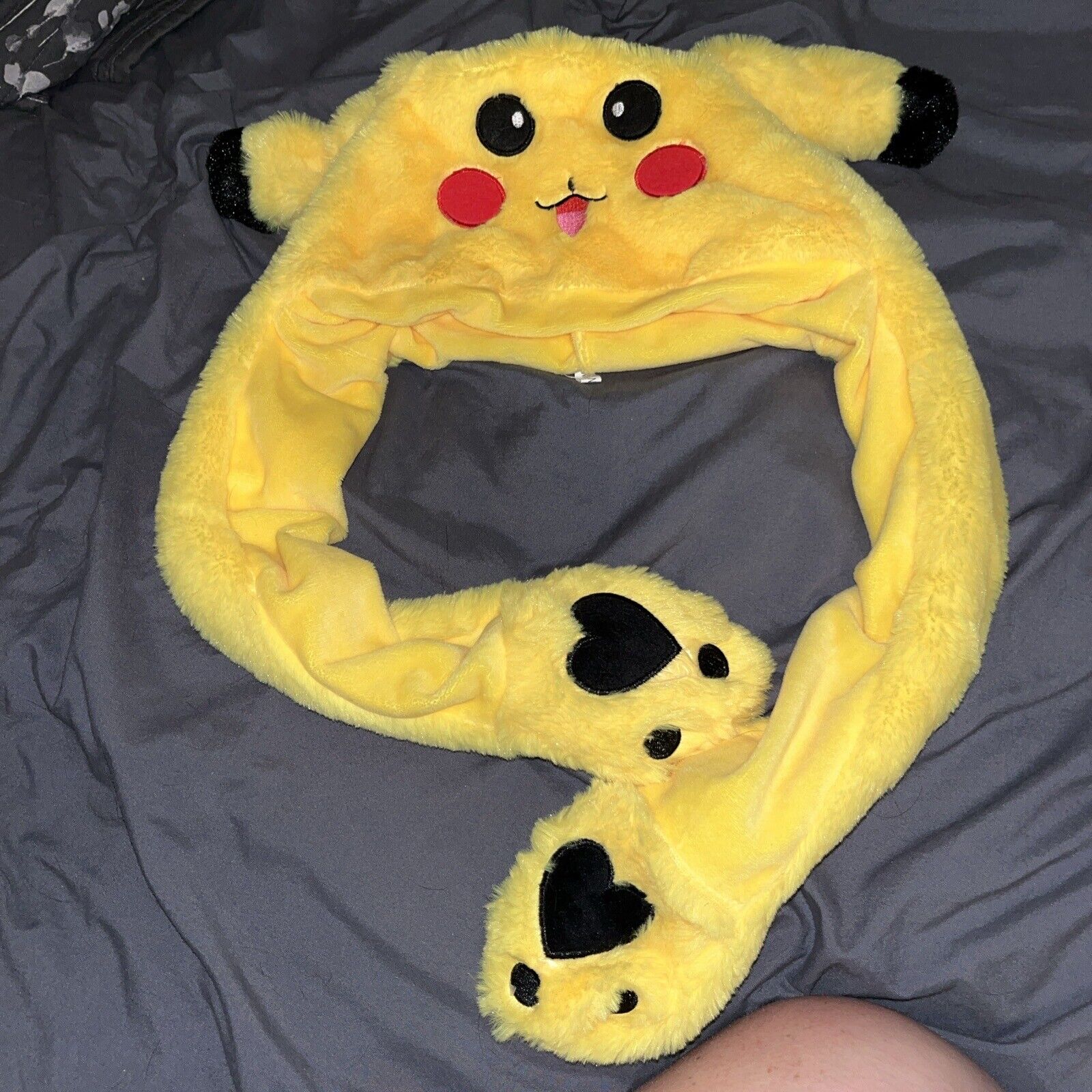 Pokémon Pikachu Soft Plush Hat With Moving Ears