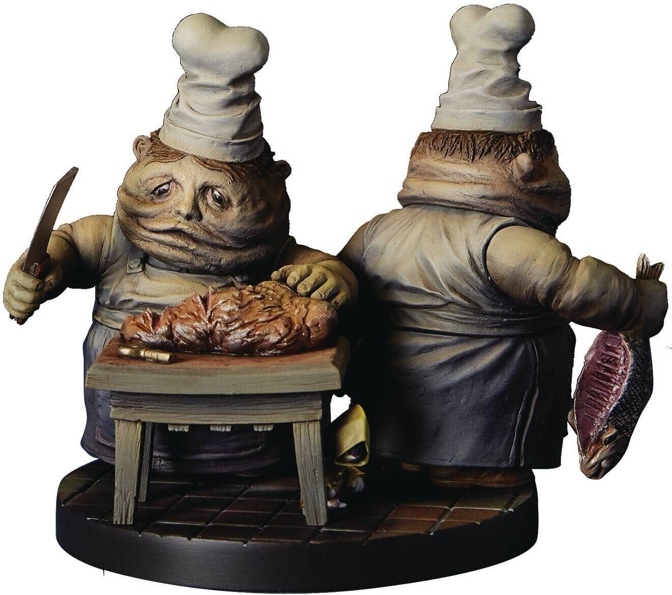GECCO LITTLE NIGHTMARES MINI FIGURE COLLECTION THE TWIN CHEFS 75mm New