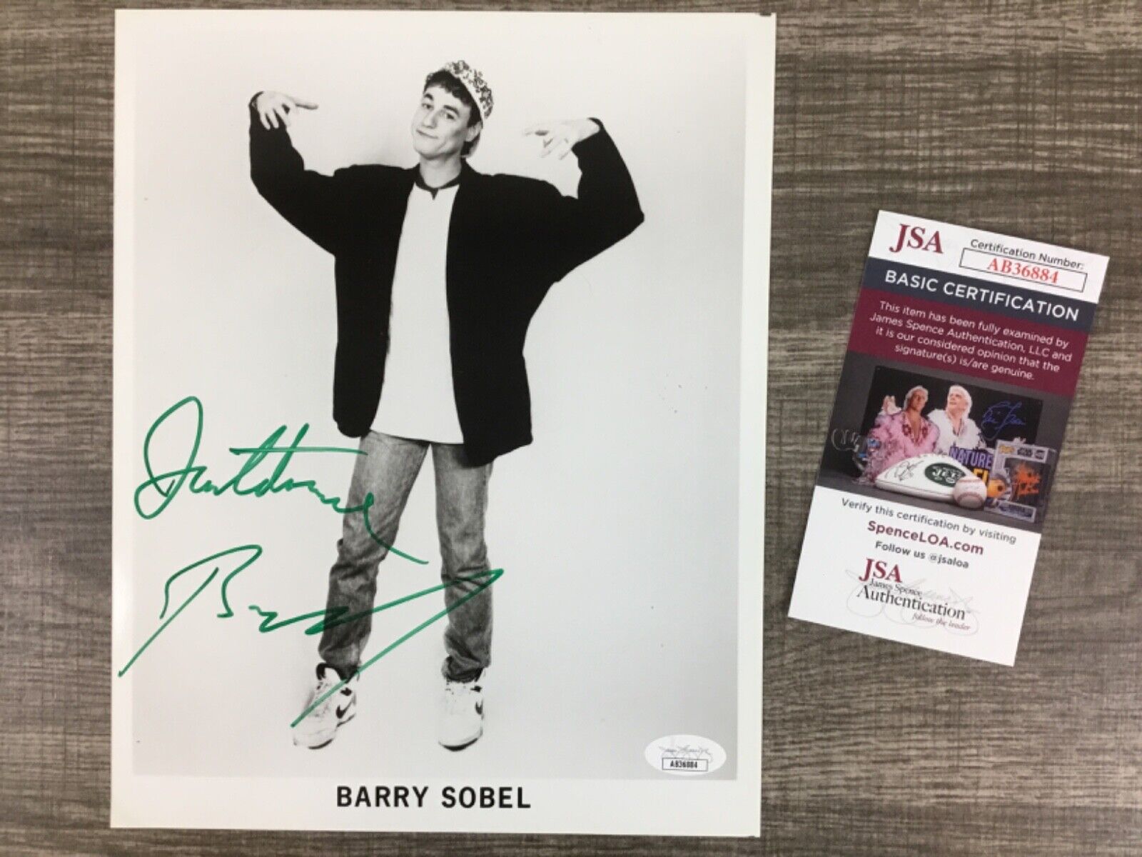 (SSG) Rare BARRY SOBEL Signed 8X10 Photo \