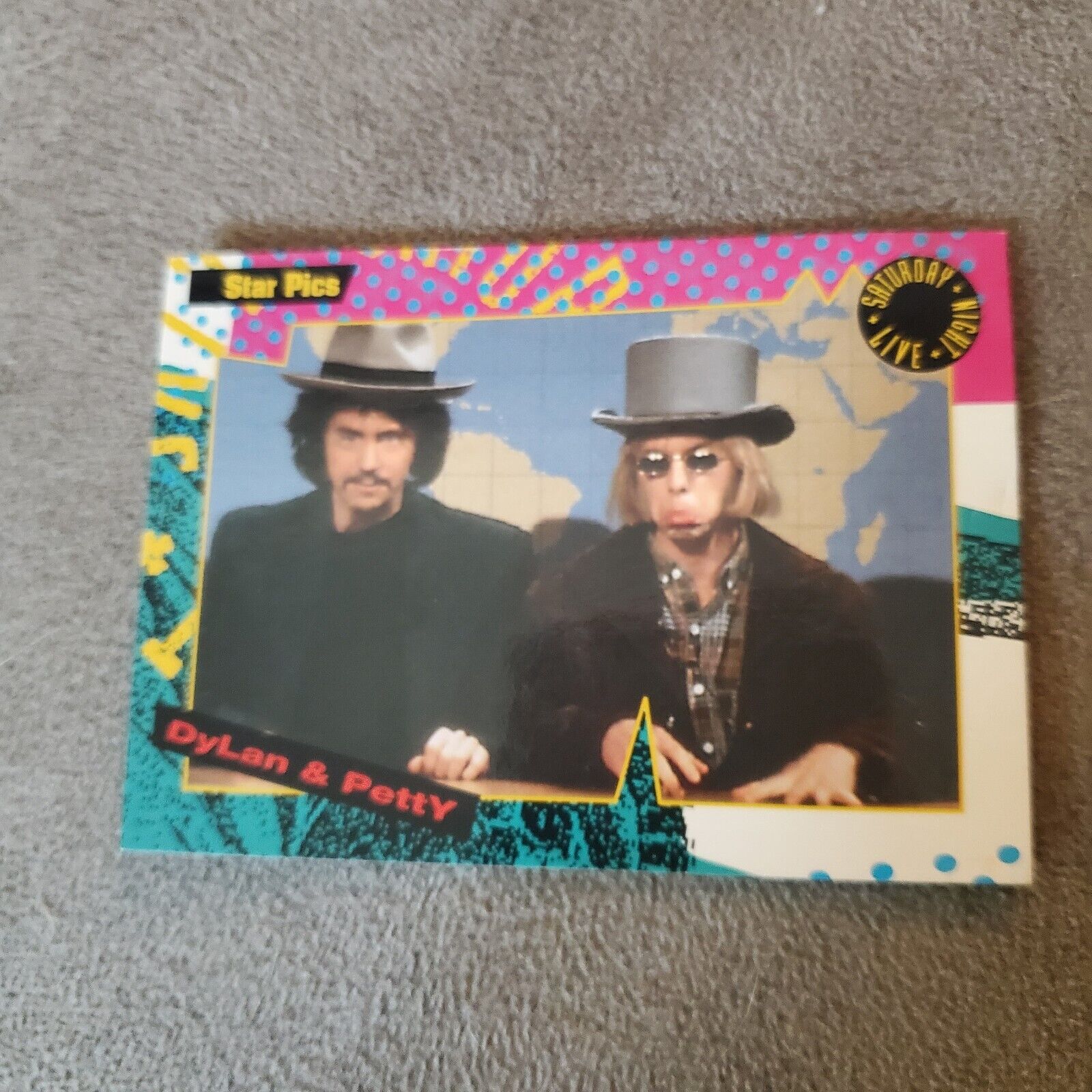 David Spade,dana Carvey As Tom Petty,Bob Dylan,snl Trading Card 1992