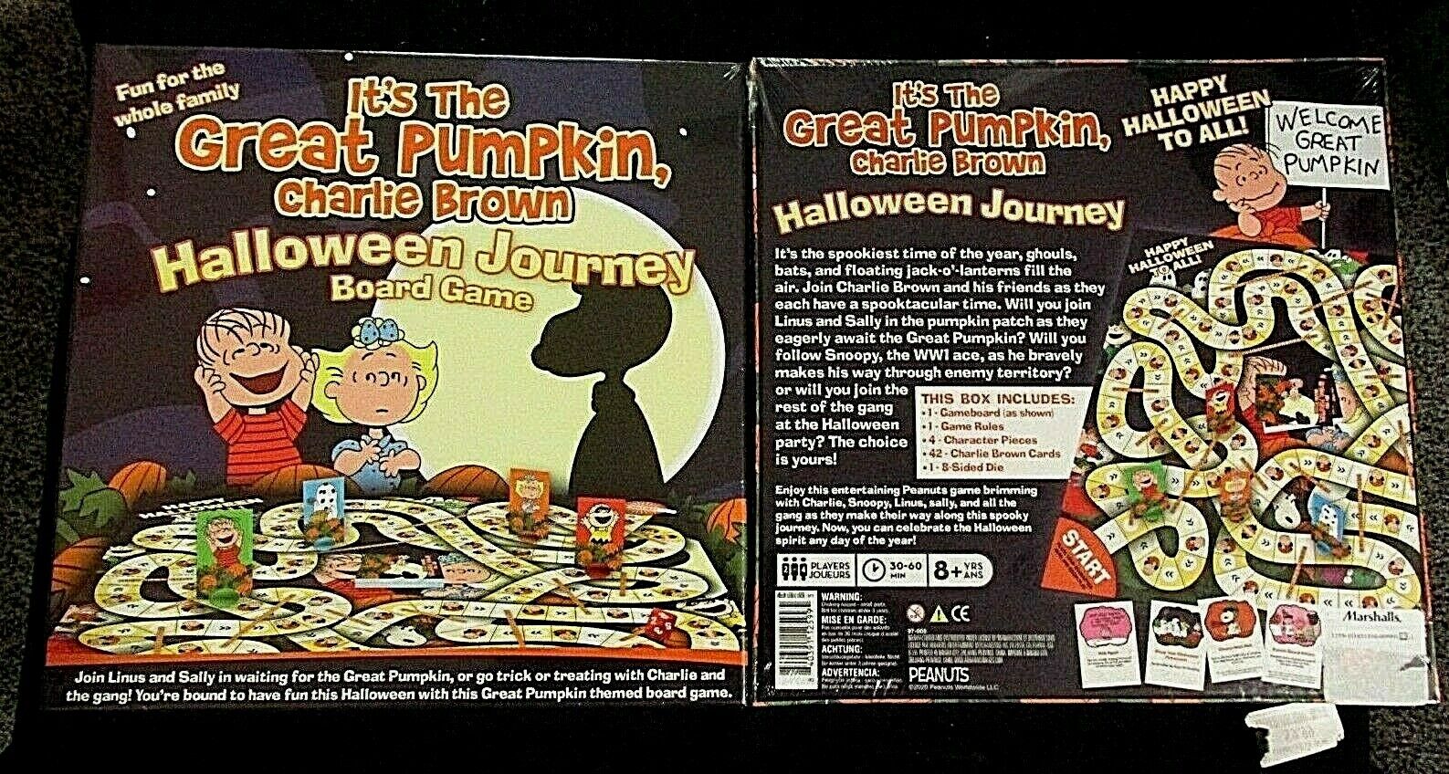 It\'s the Great Pumpkin Charlie Brown Peanuts Halloween Game Snoopy Sealed