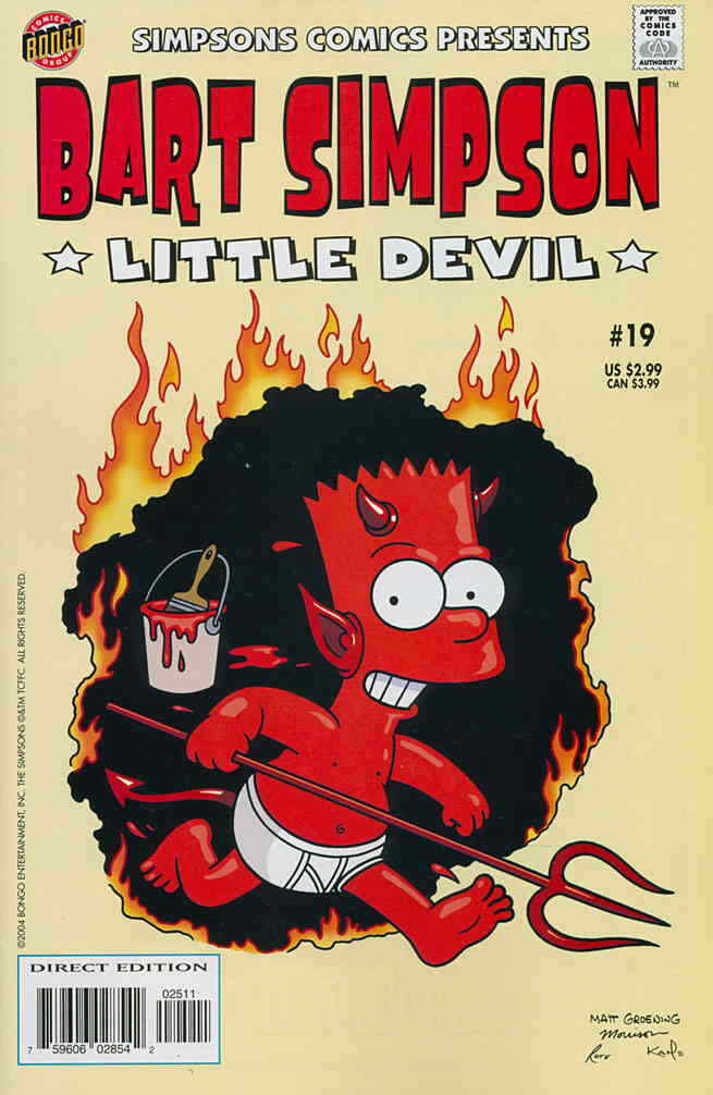 Simpsons Comics Presents Bart Simpson #19 FN; Bongo | Hot Stuff Tribute - we com