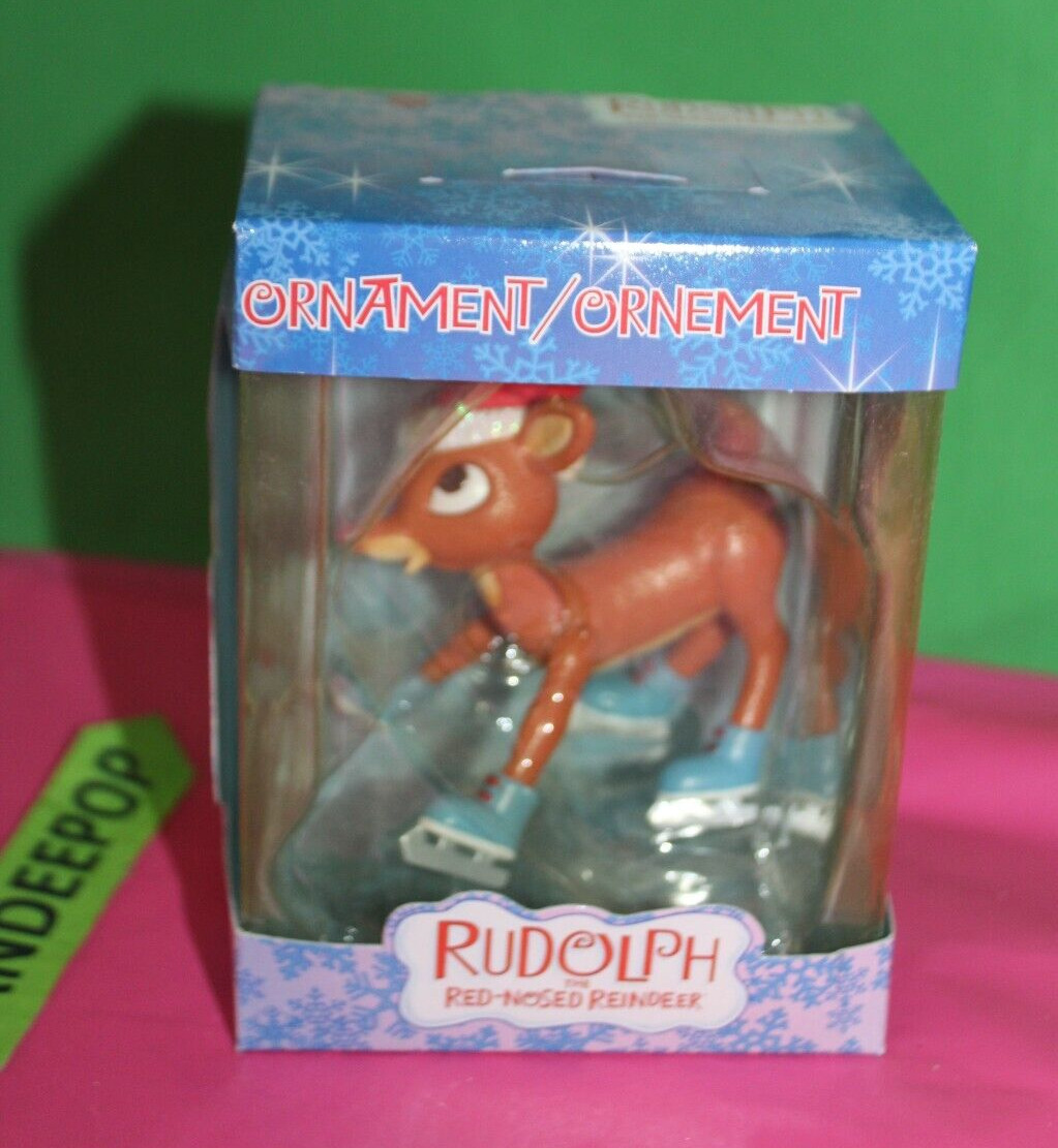 American Greetings Rudolph The Red Nosed Reindeer Ice Skating Ornament 039P