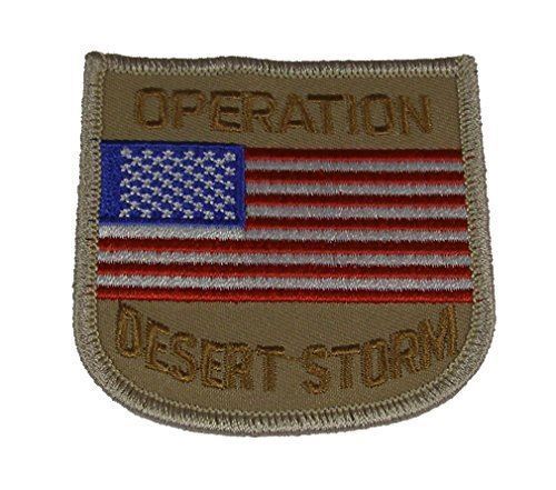 OPERATION DESERT STORM W/ USA FLAG PATCH ODS SHIELD GULF WAR VETERAN