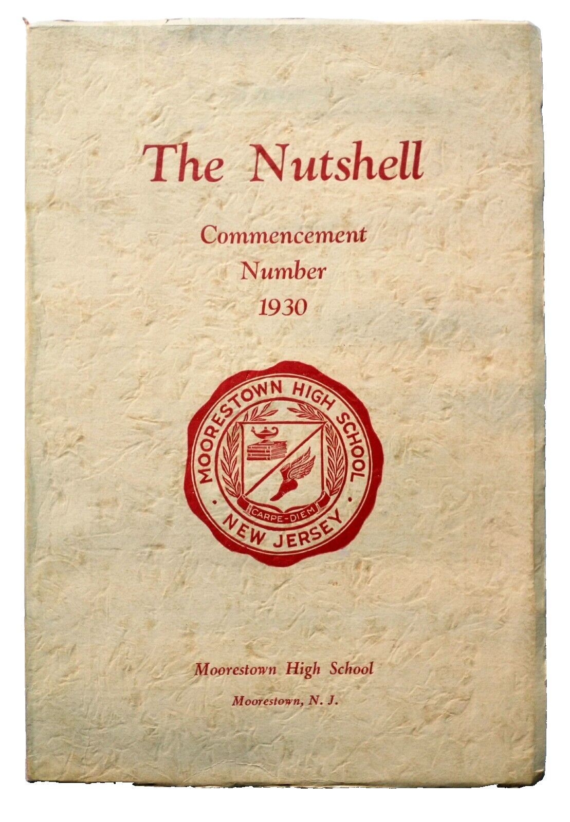 The Nutshell Commencement 1930 Moorestown New Jersey High School Yearbook