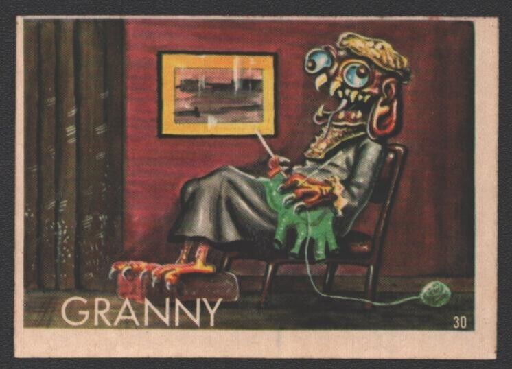 1965 Topps Ugly Stickers #30 Granny