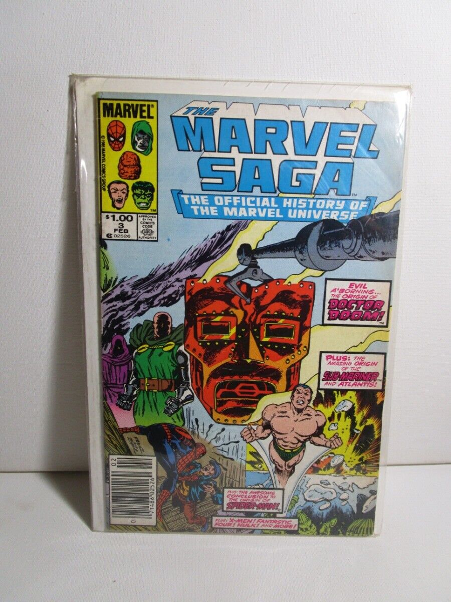 Marvel Saga #3 Marvel Comics 1986 Bagged Boarded