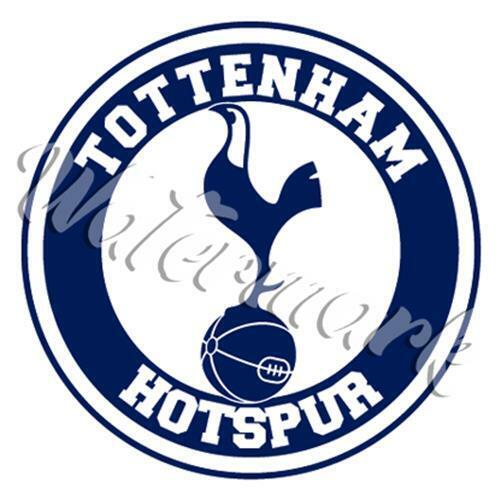 Tottenham Hotspur CIRCLE Logo Vinyl Decal / Soccer Sticker 10 Sizes