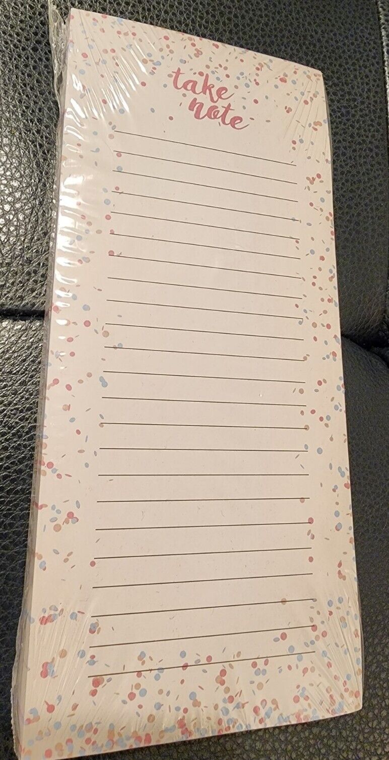 Confetti notepad with magnet from Hobby Lobby