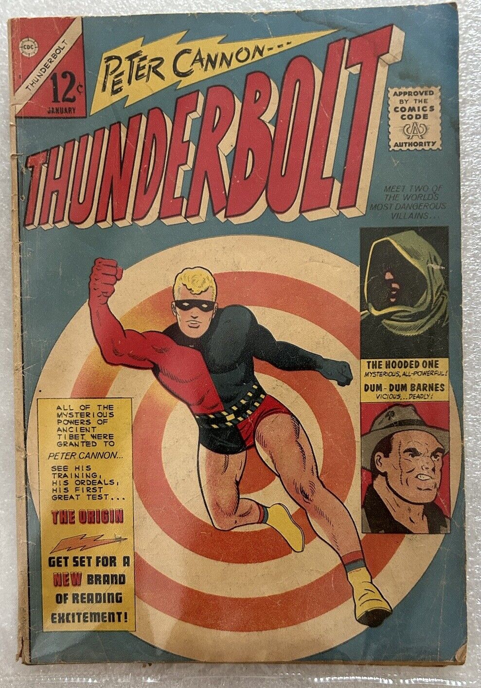 Peter Cannon Thunderbolt Comic Volume 1 Number 1, January 1966
