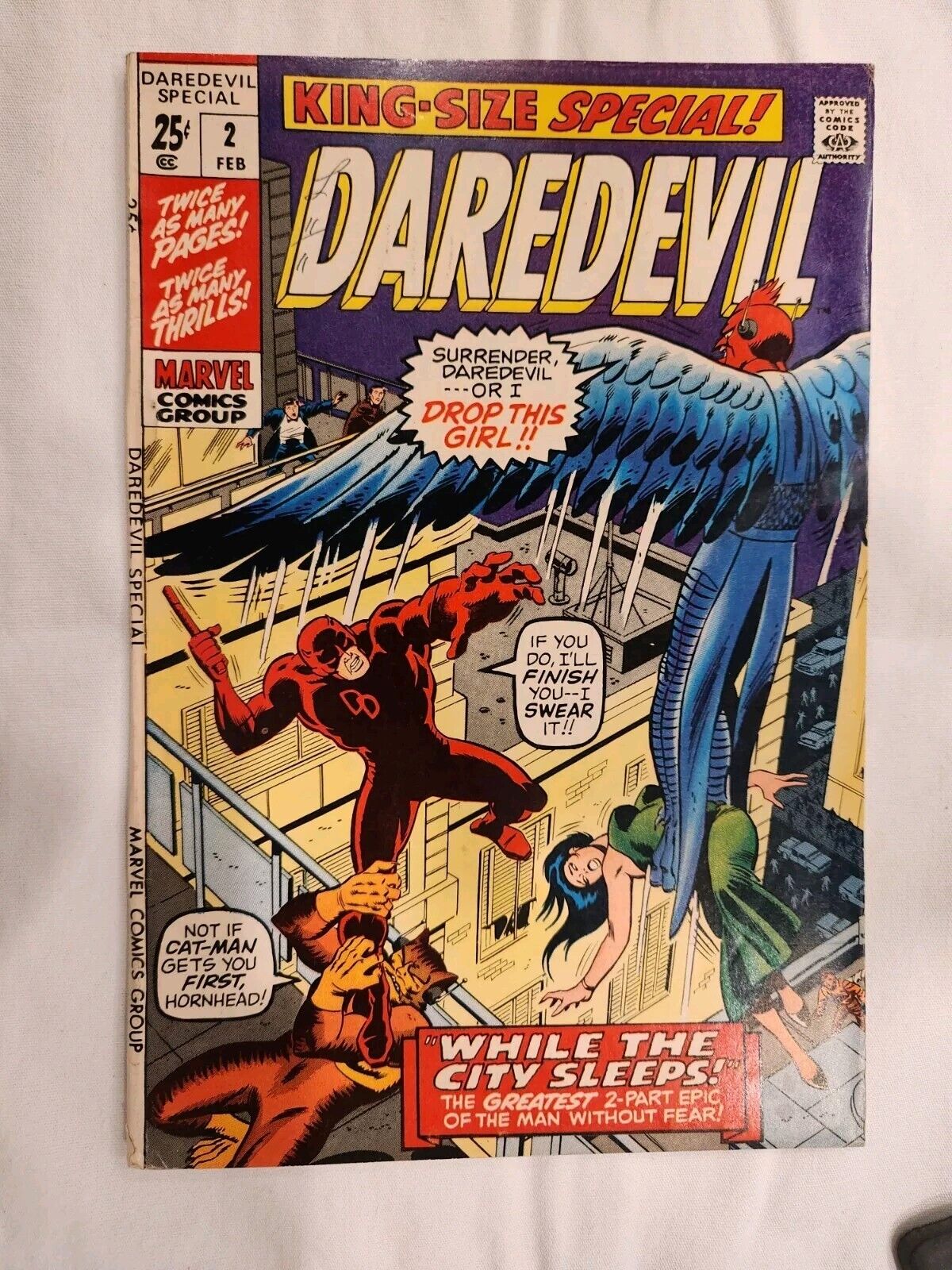 Daredevil King-Size Special #2 Great Looking Copy