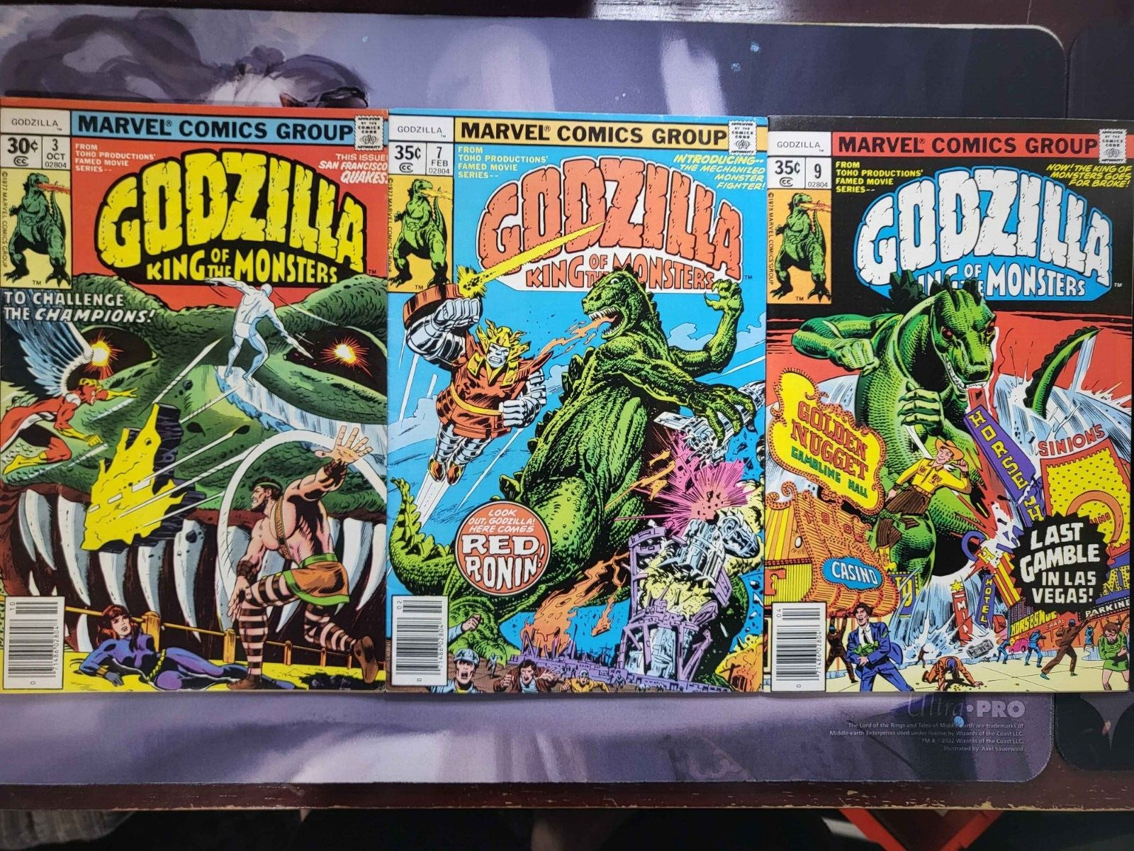 Godzilla : King of the Monsters #3 + #7+ #9 (1977), VF/NM 