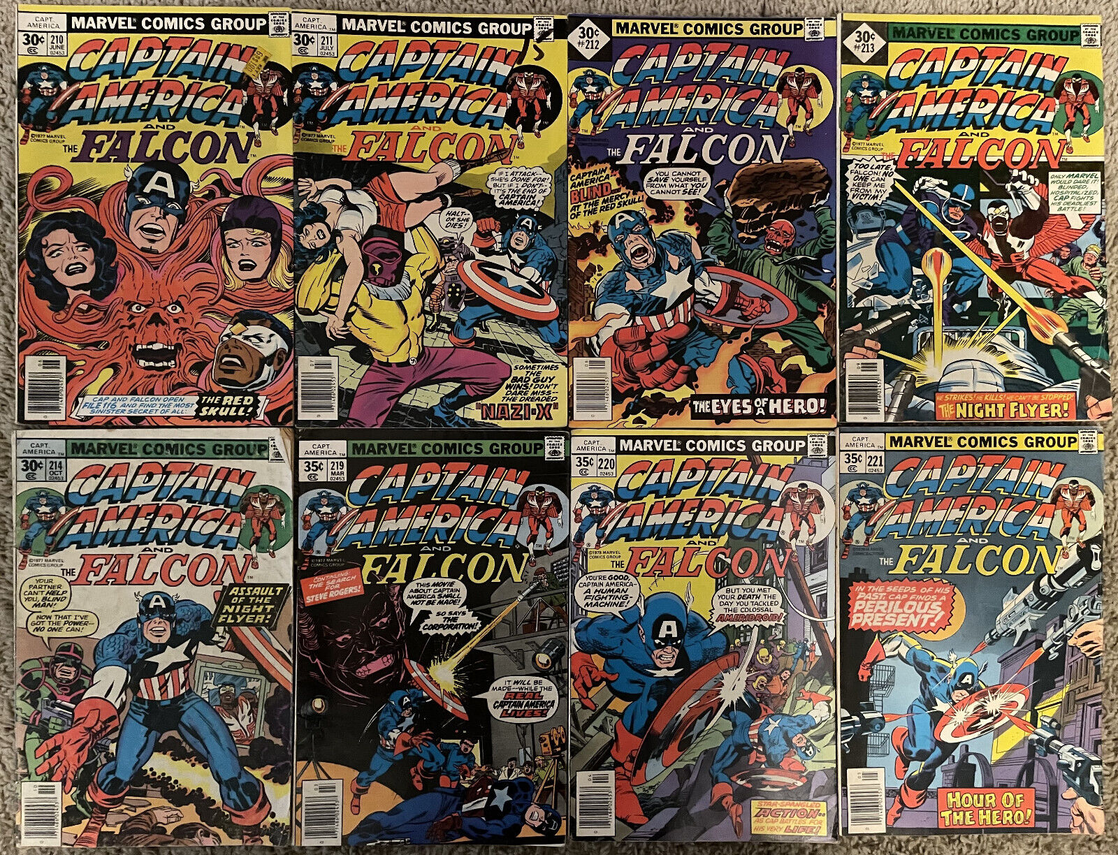 Captain America Lot #3 Marvel comic  series from the 1970s