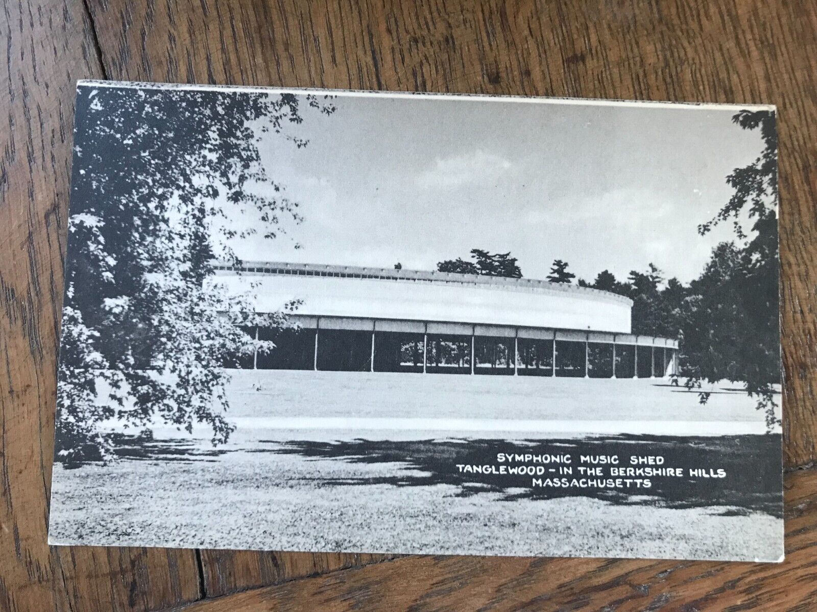 Symphonic Music Shed Tanglewood in the Berkshire Hills Massachusetts Postcard
