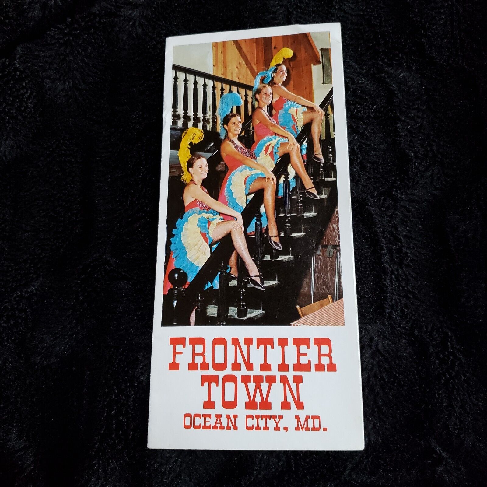 Vintage Frontier Town Ocean City Maryland Brochure