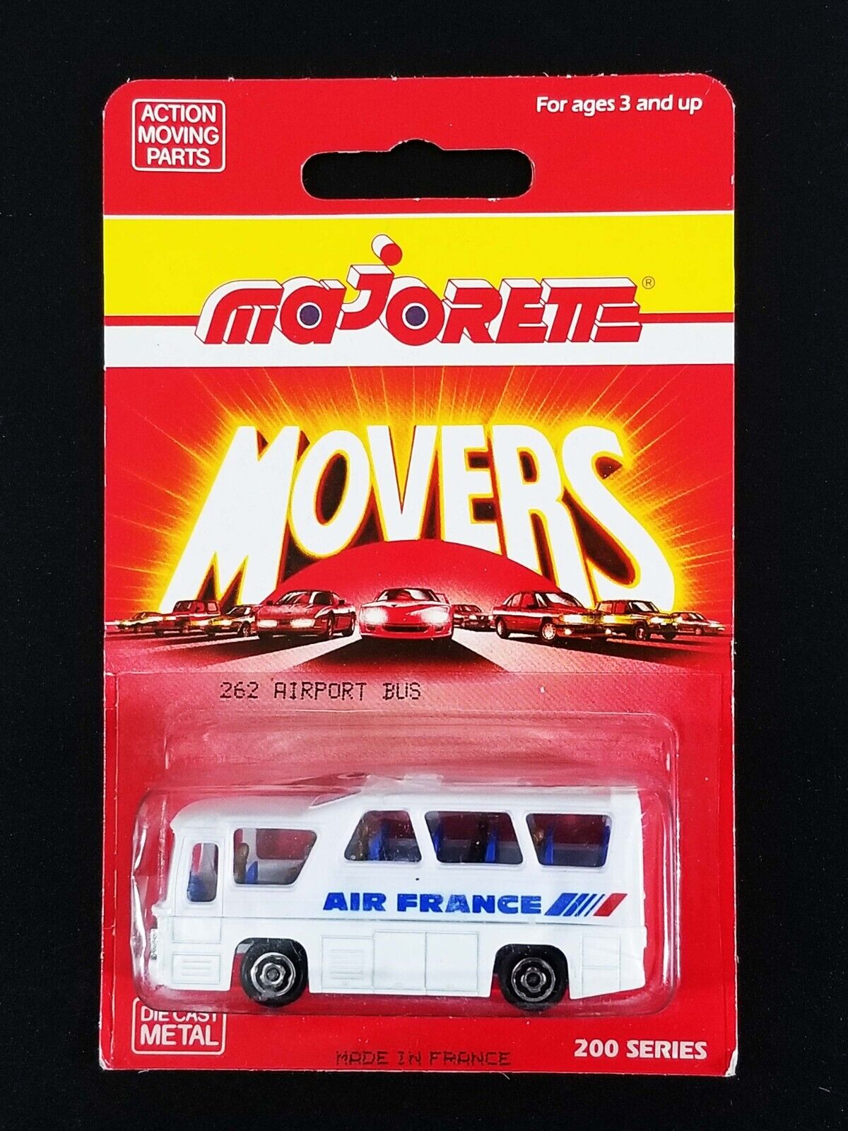 Majorette Airport Bus / Minibus Air France / #262 / Made in France