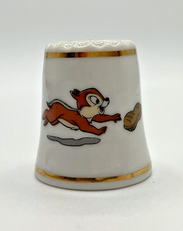 NE The First Disney Characters Thimble Collection - Chip \'n Dale