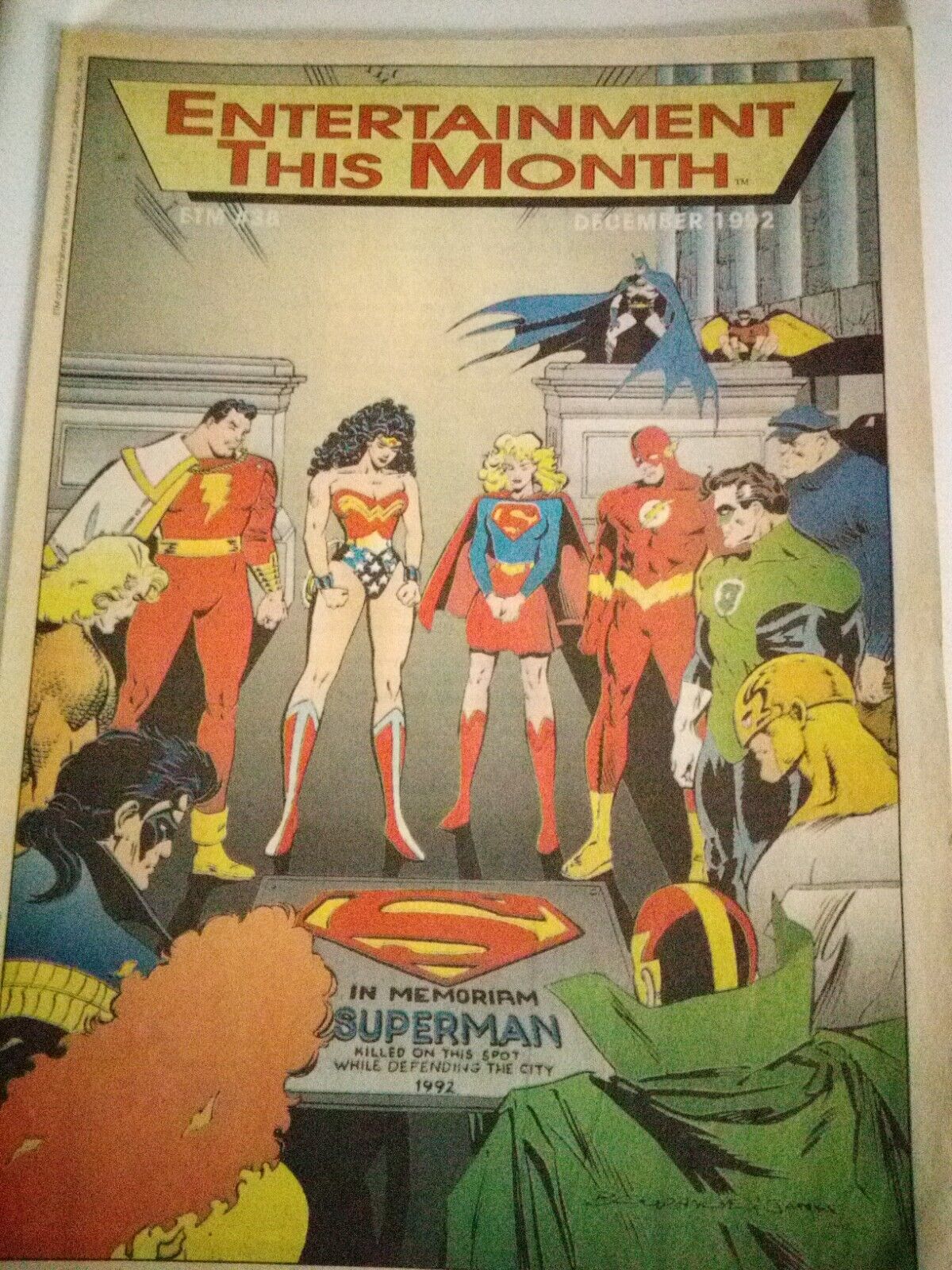 ENTERTAINMENT THIS MONTH 1992 VG #38 DEATH OF SUPERMAN DC COMICS 