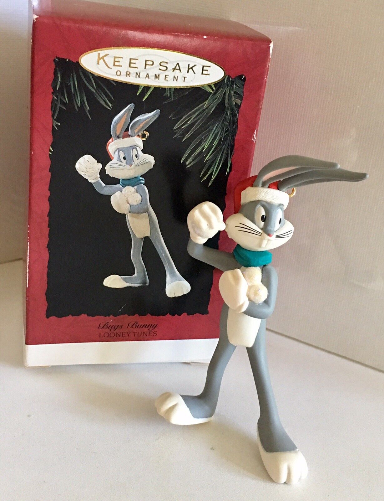 Hallmark Keepsake Ornament Bugs Bunny 1995 Looney Tunes Snowball Fight