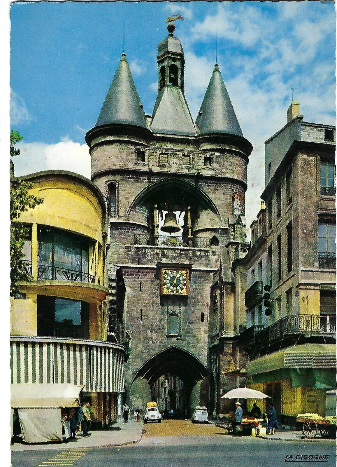 Vintage Bordeaux France Postcards Used (Set of 2)