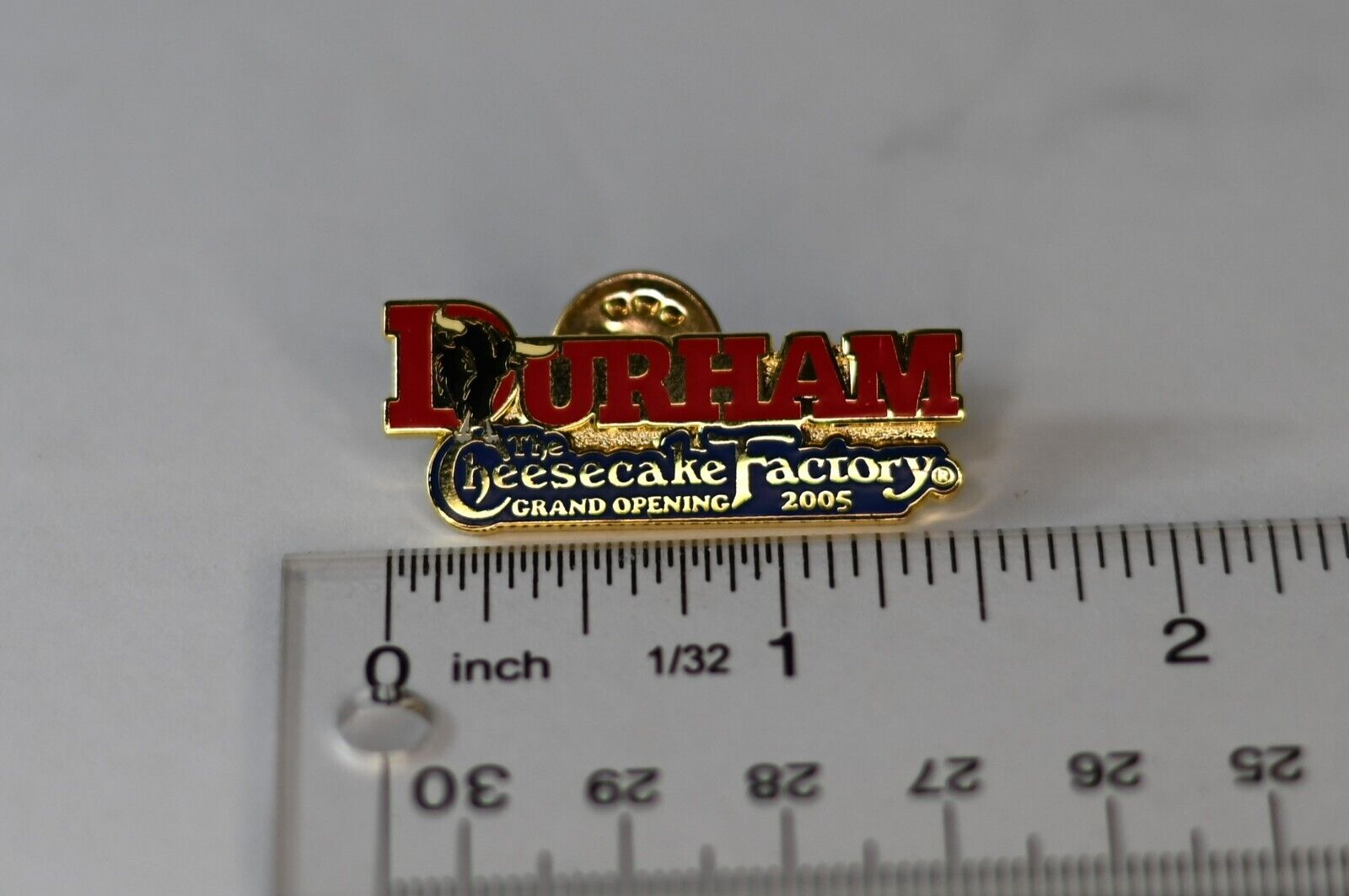 2005 The Cheesecake Factory Durham NC Grand Opening Staff Pin