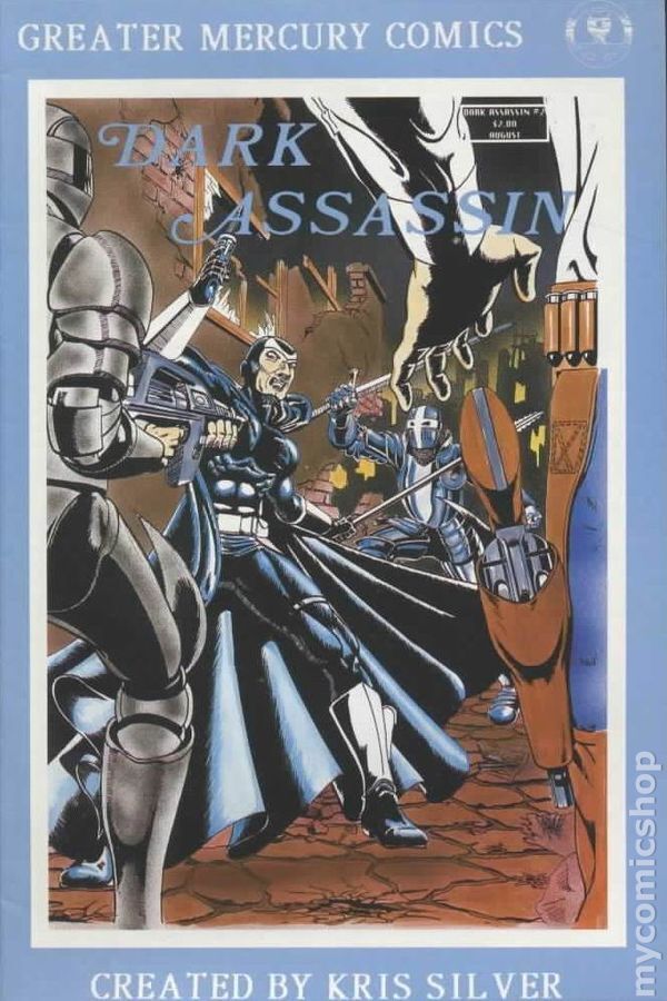 Dark Assassin #2 VF 1989 Stock Image