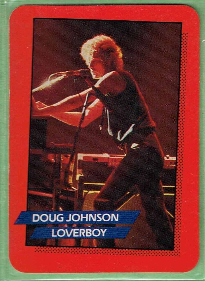1985 Rock Stars Concert cards:  Various single cards Pic your favorite(s).