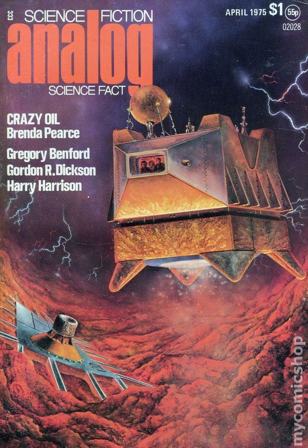 Analog Science Fiction/Science Fact Vol. 95 #4 GD/VG 3.0 1975 Stock Image