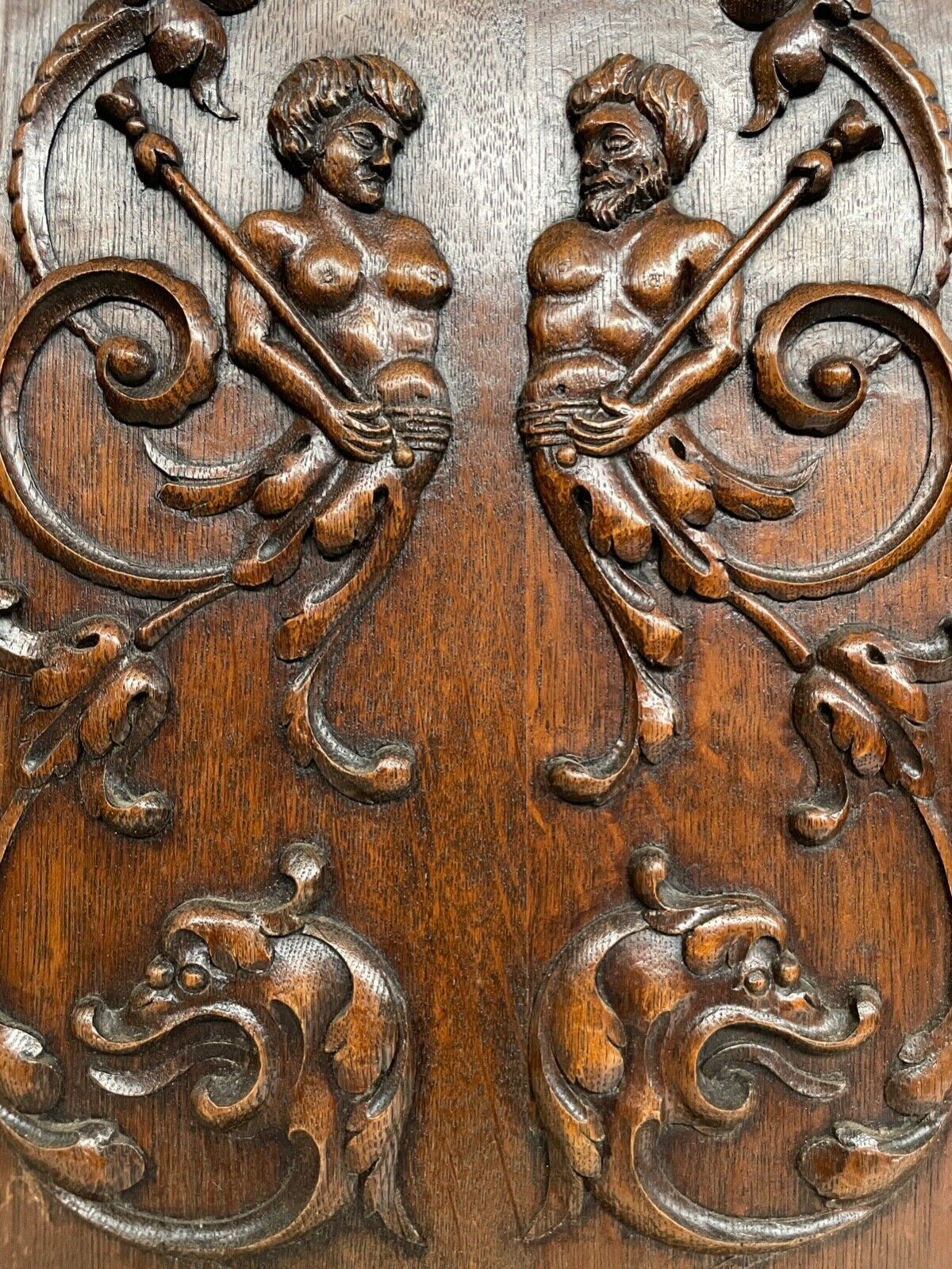 SUPER SALE  A Stunning Neo Renaissance Carved Door Panel