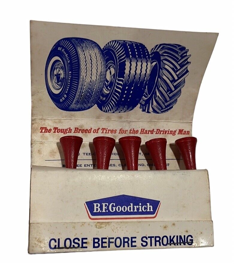 Vintage BF GOODRICH TIRES~Quincy, IL~Golf Tees Giveaway~Hard Driving Man