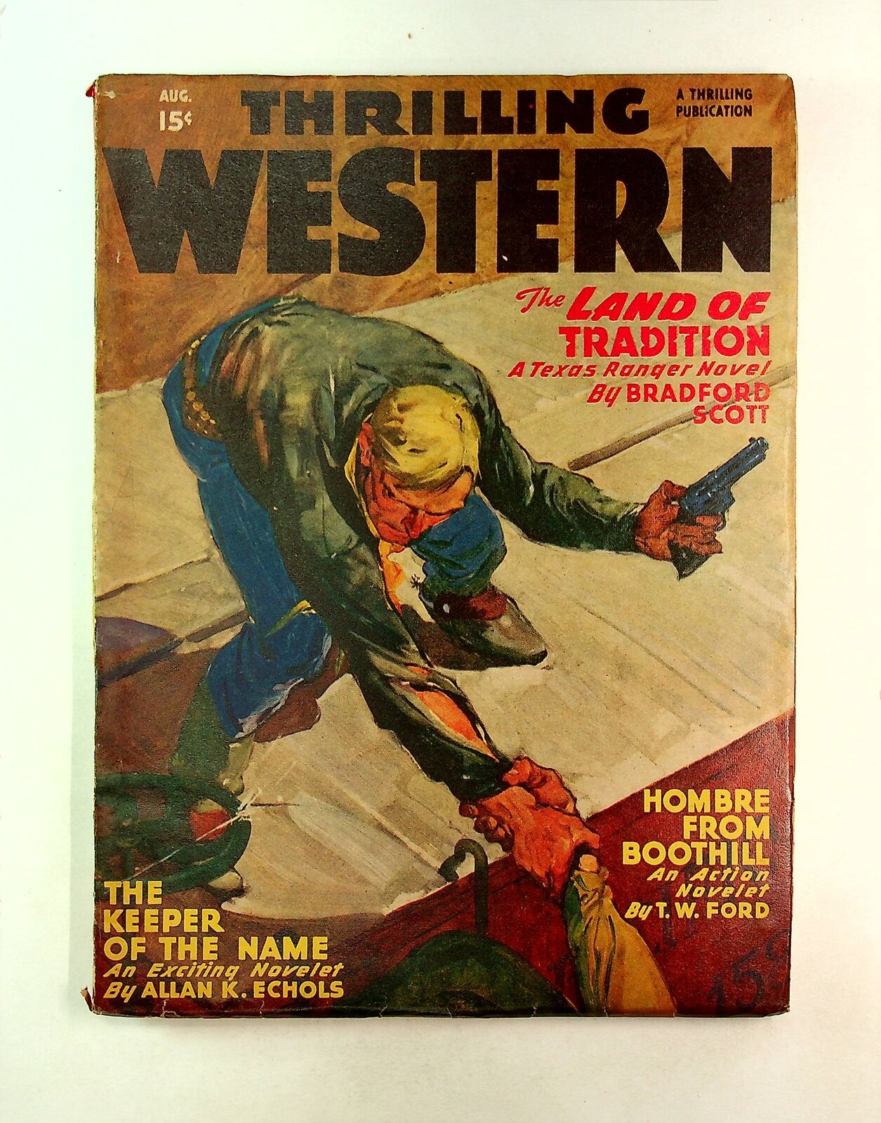 Thrilling Western Pulp Aug 1947 Vol. 42 #2 GD/VG 3.0