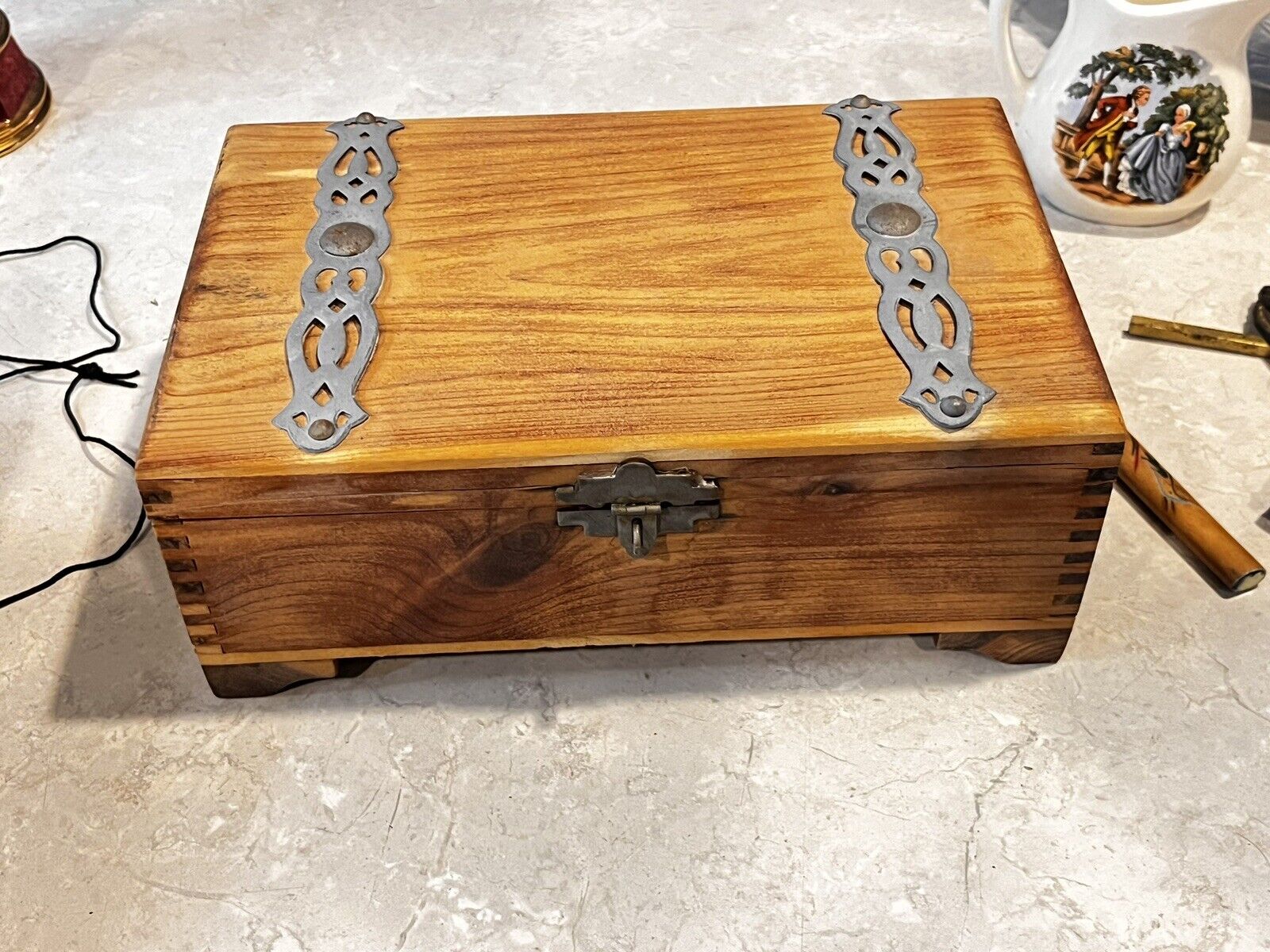 Vintage Wooden Decorative Box 