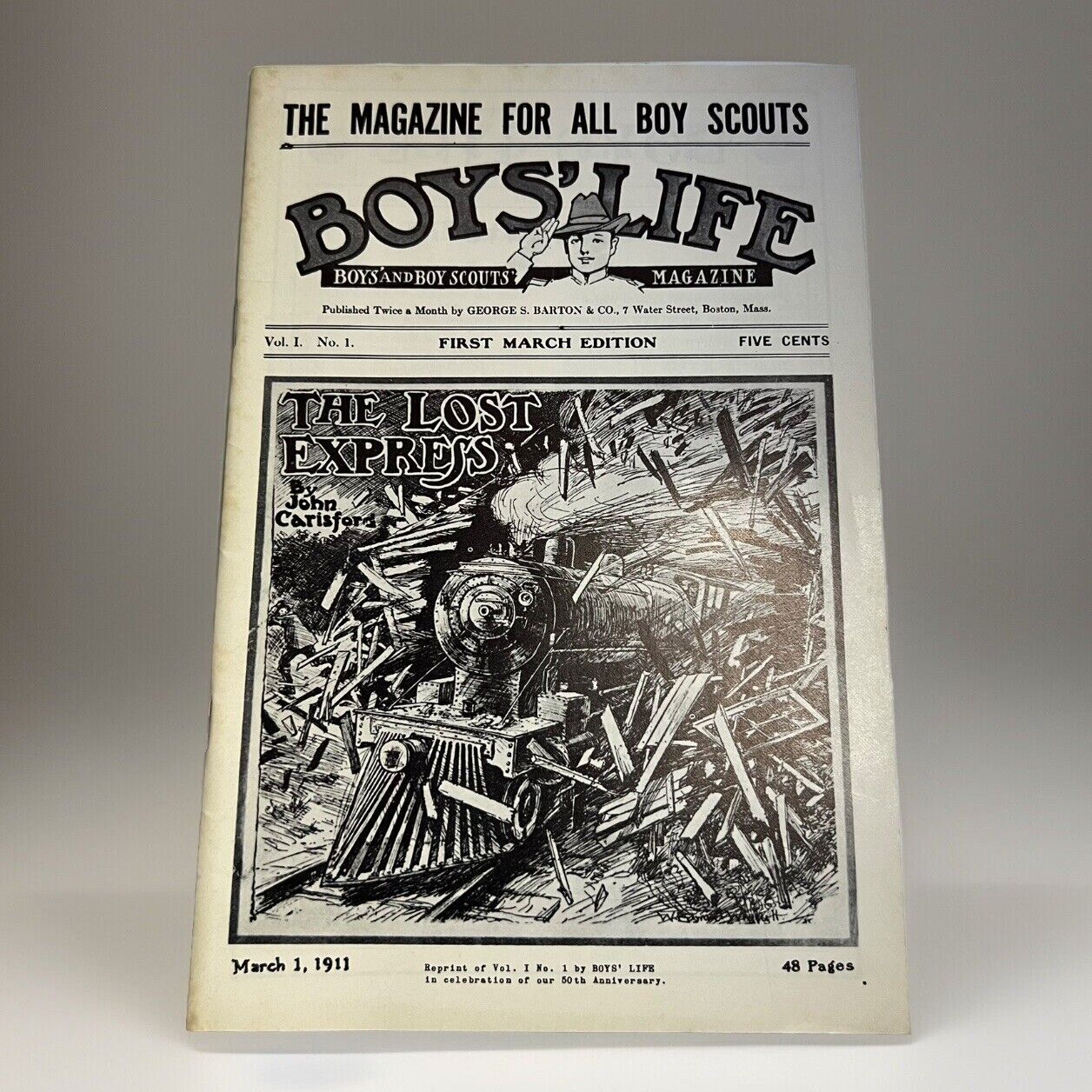 Reprint Boys\' Life Vol 1 No. 1 First March Edition 1961 50th Anniversary BN-166