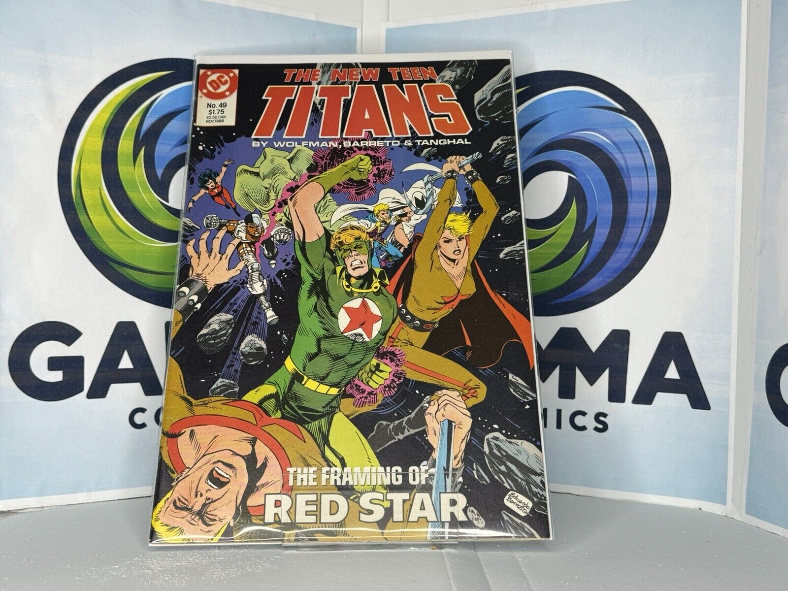 New Teen Titans #49 (DC 1988) Red Star ~  Combined Shipping