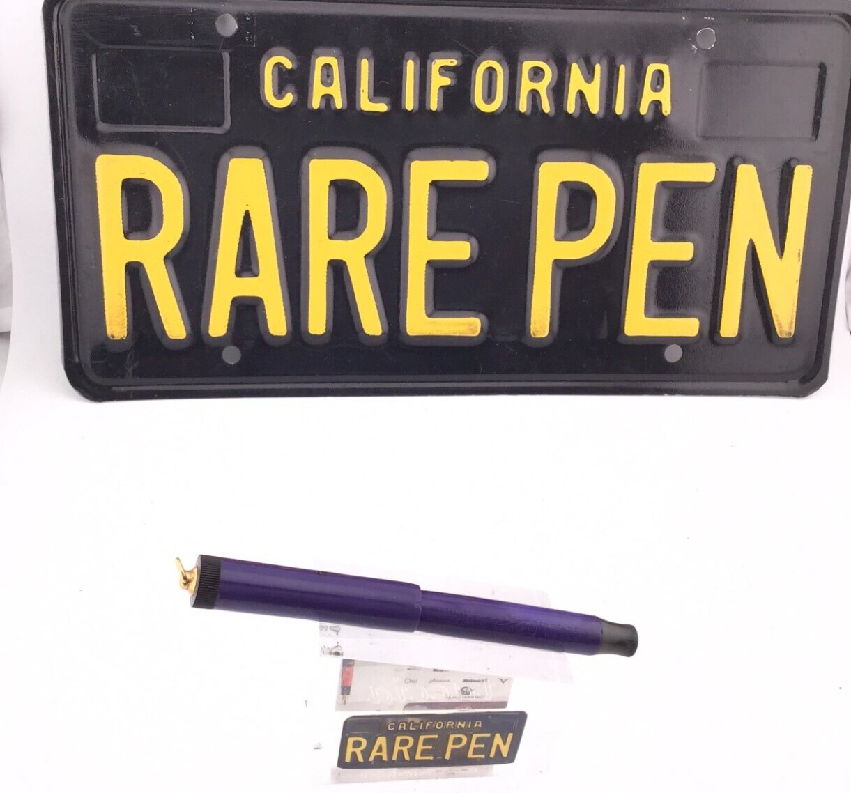 Vintage RARE Parker IVORINE  Fountain Pen PURPLE Casein 14K #2 Med  nib