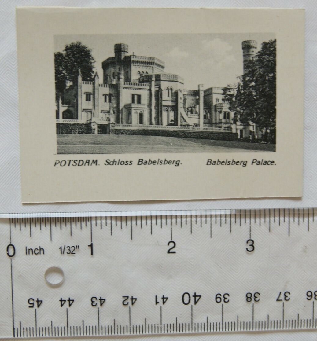 Vintage photo of Potsdam, Babelsberg Palace