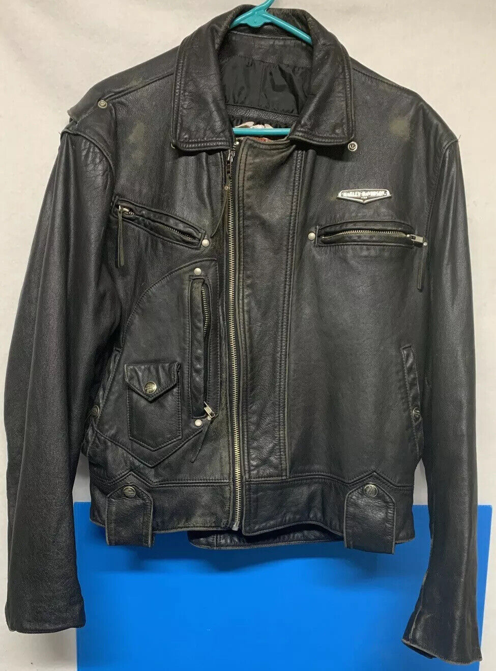 Vintage Harley Davidson Leather Jacket Medium Authentic Made In U.S.A