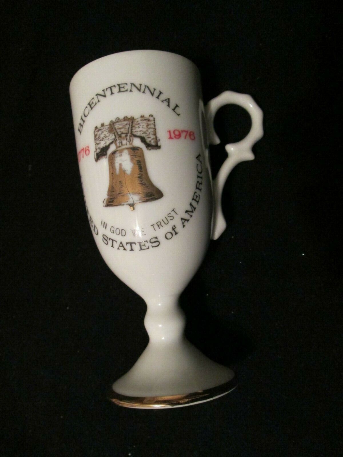 Viletta United States of America Bicentennial Porcelain Souvenir Cup 1776-1976