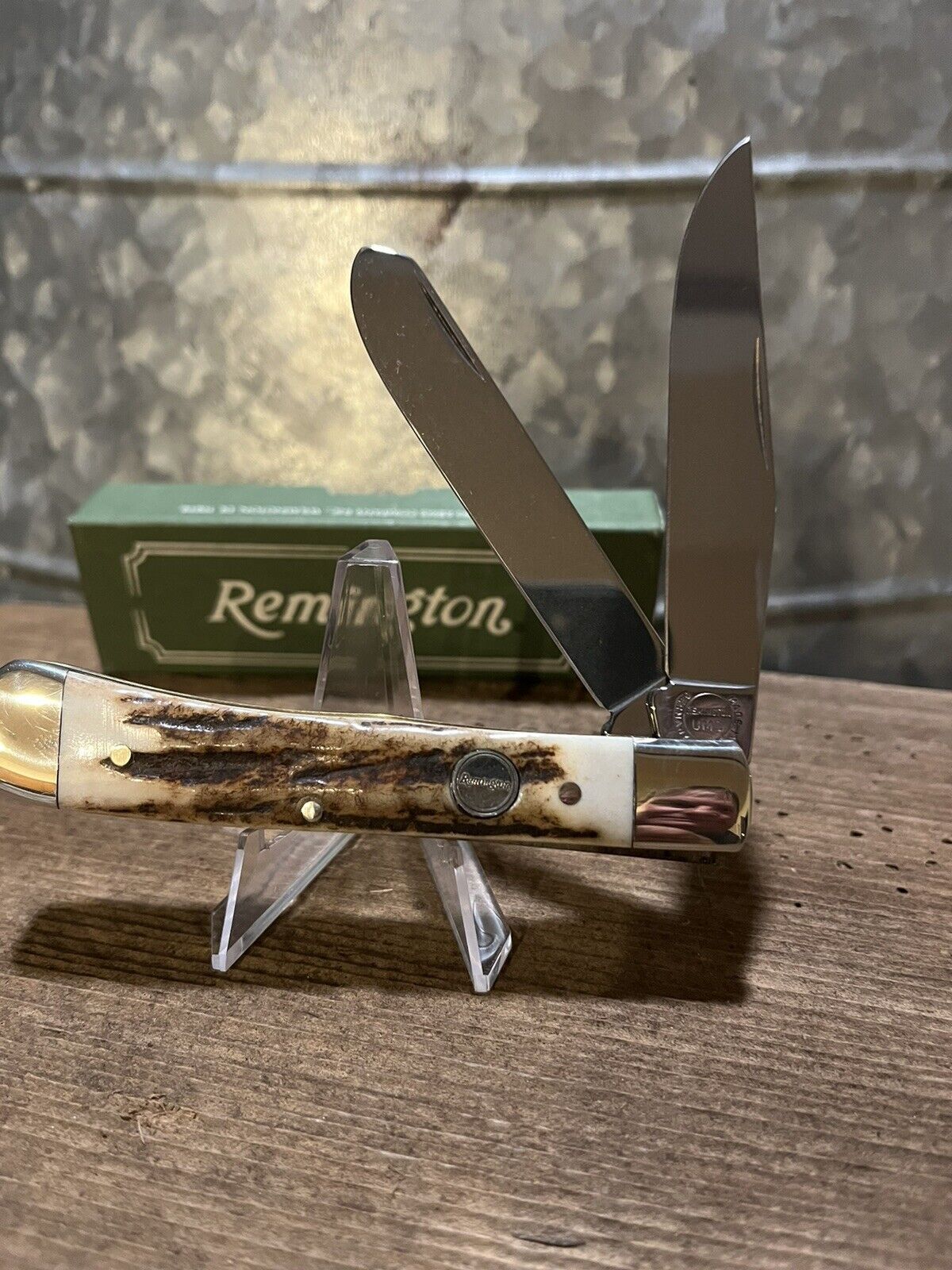 Remington stag, trapper, rare knife