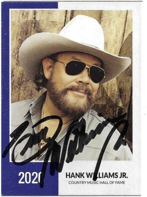 HANK WILLIAMS JR Country Music SIGNED / AUTOGRAPH Custom Card 11