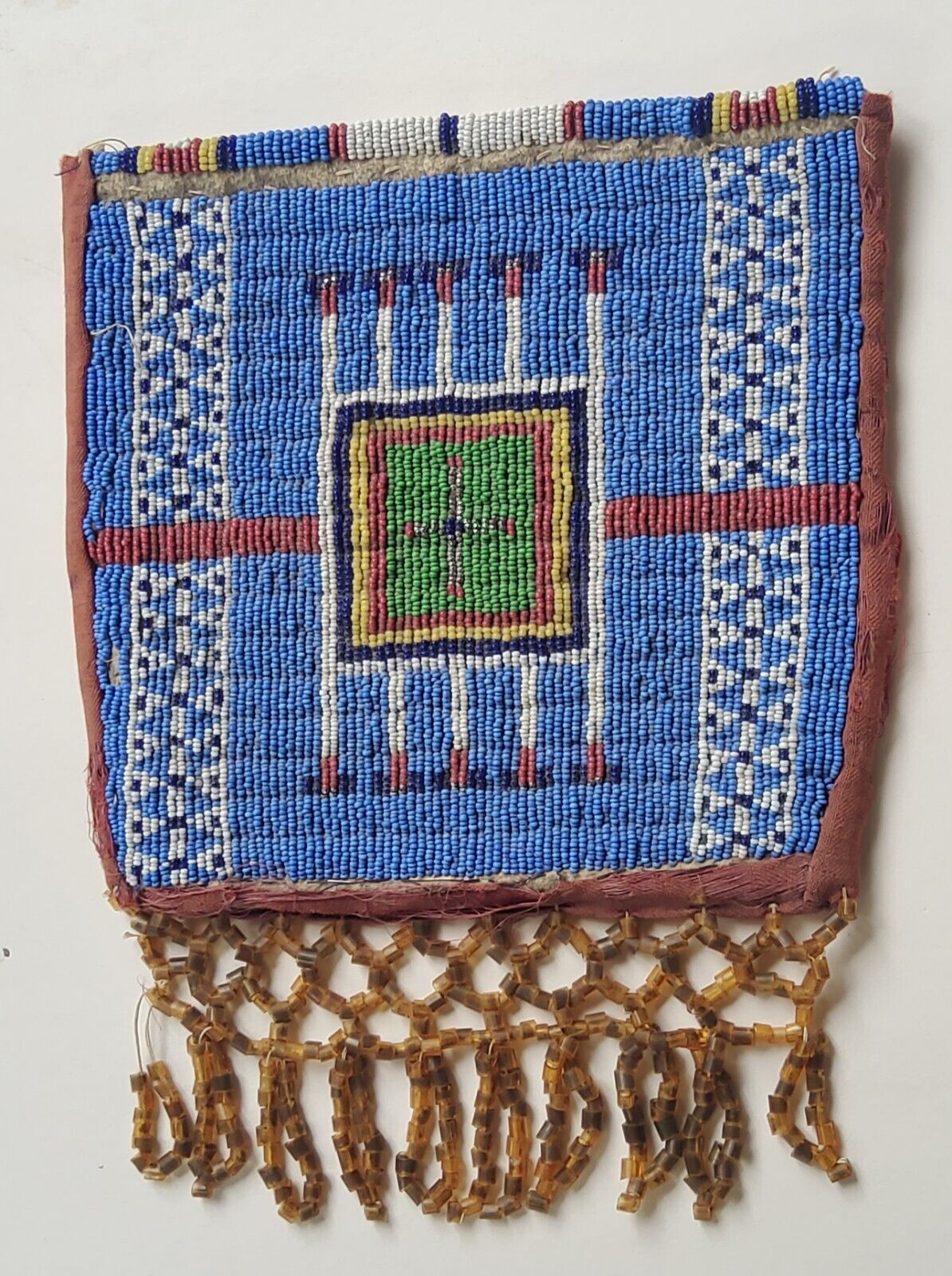 Northern Plains Beaded Bag Native American Indian Beadwork
