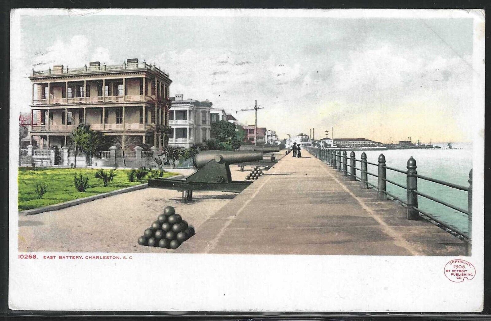 East Battery, Charleston, South Carolina, Early Postcard, Detroit Publishing Co.