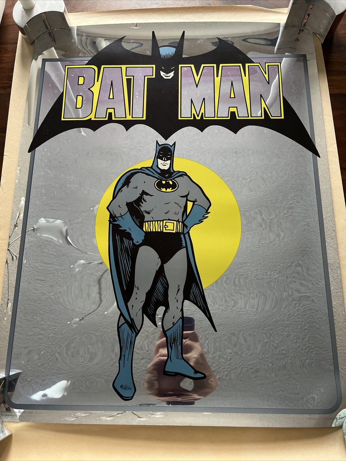 Batman Reflective Poster 1975 Studio One 19x25