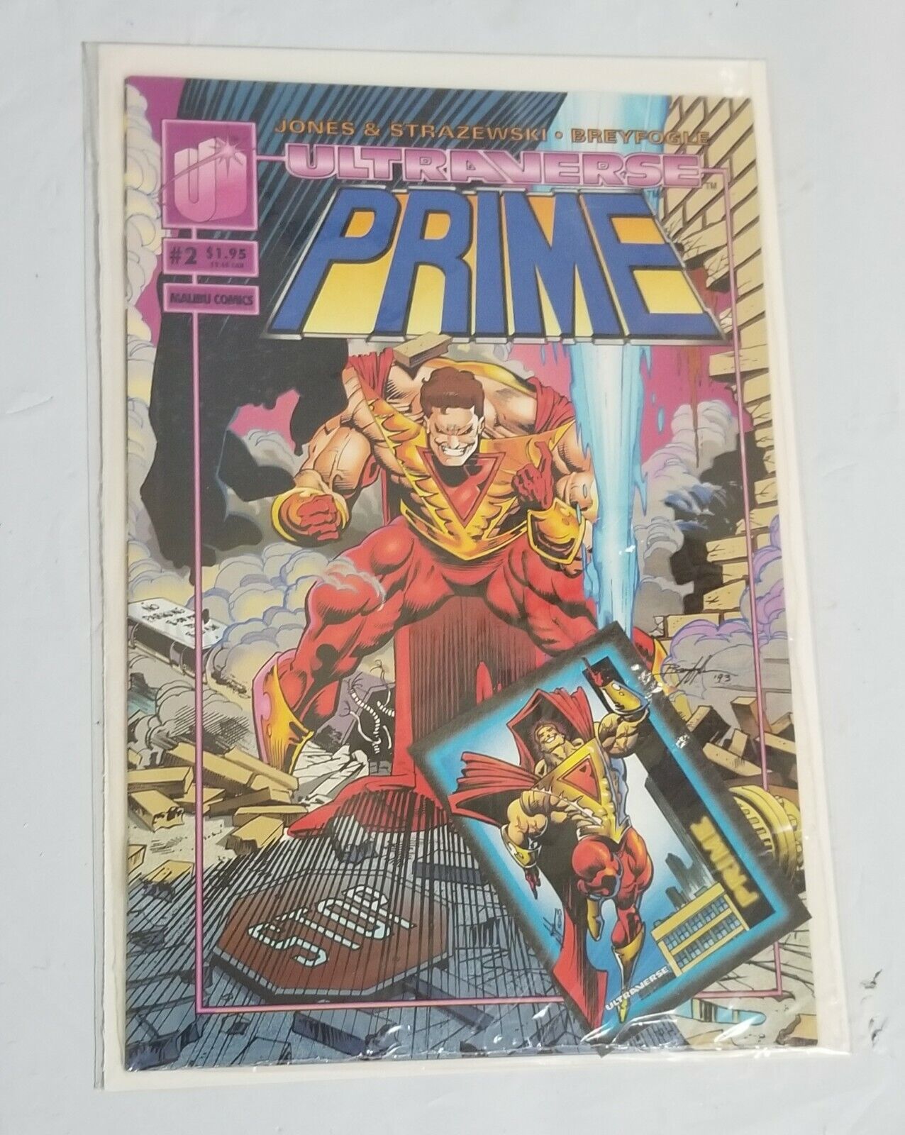 Ultraverse Prime #2 (Vol. 1) (with card) Comic Excellent