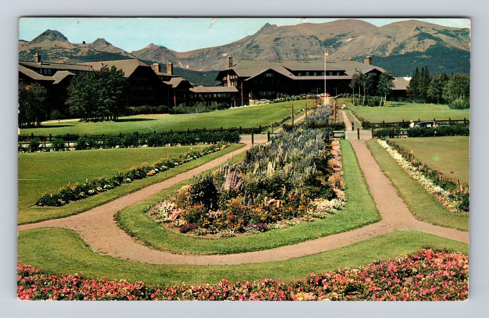 MT-Montana, Glacier Park Lodge, Advertisement, Antique, Vintage c1963 Postcard