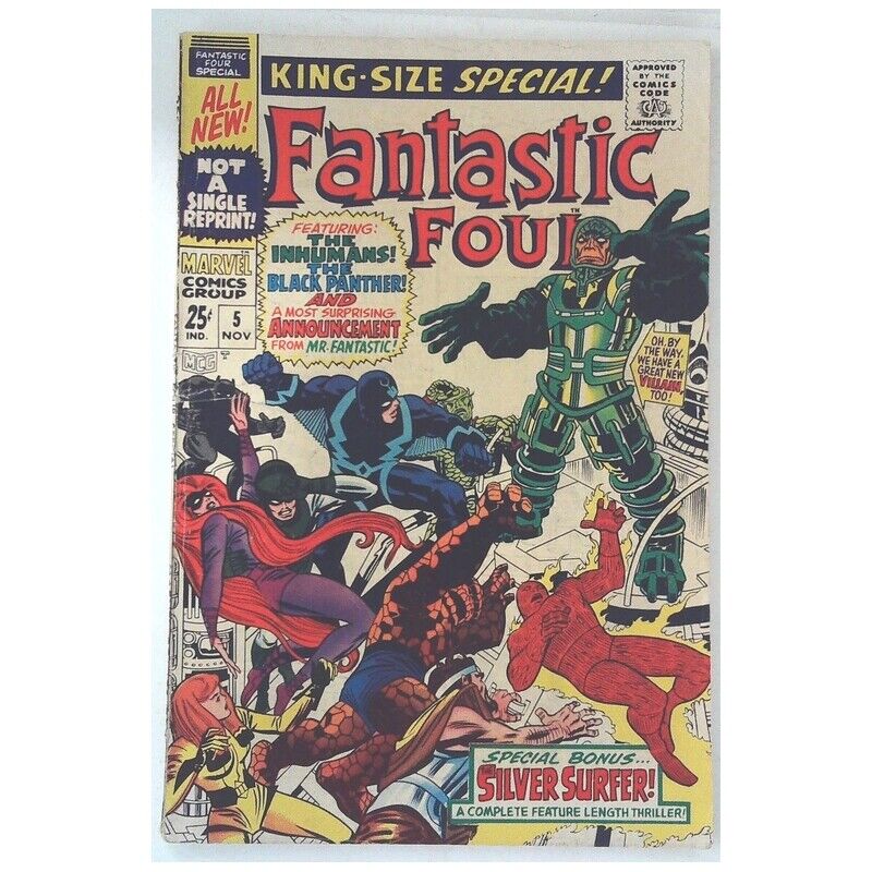 Fantastic Four (1961 series) Special #5 in Fine + condition. Marvel comics [f 