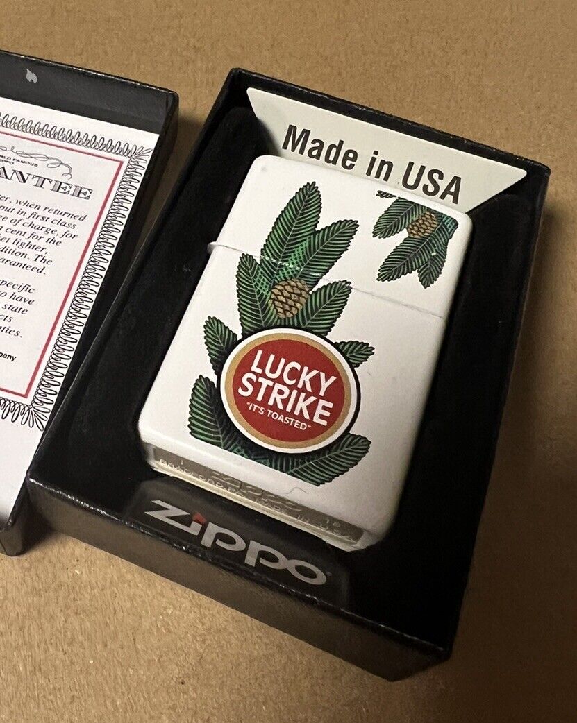 Zippo Lighter Lucky Strike  Christmas Edition Only 50 Were Made